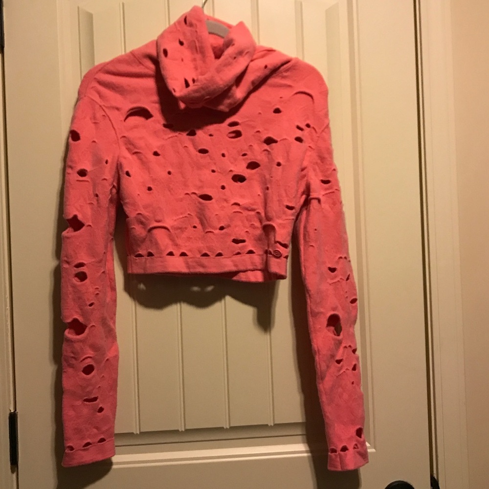 Chanel turtle neck crop